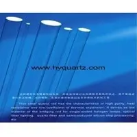 Clear quartz rod